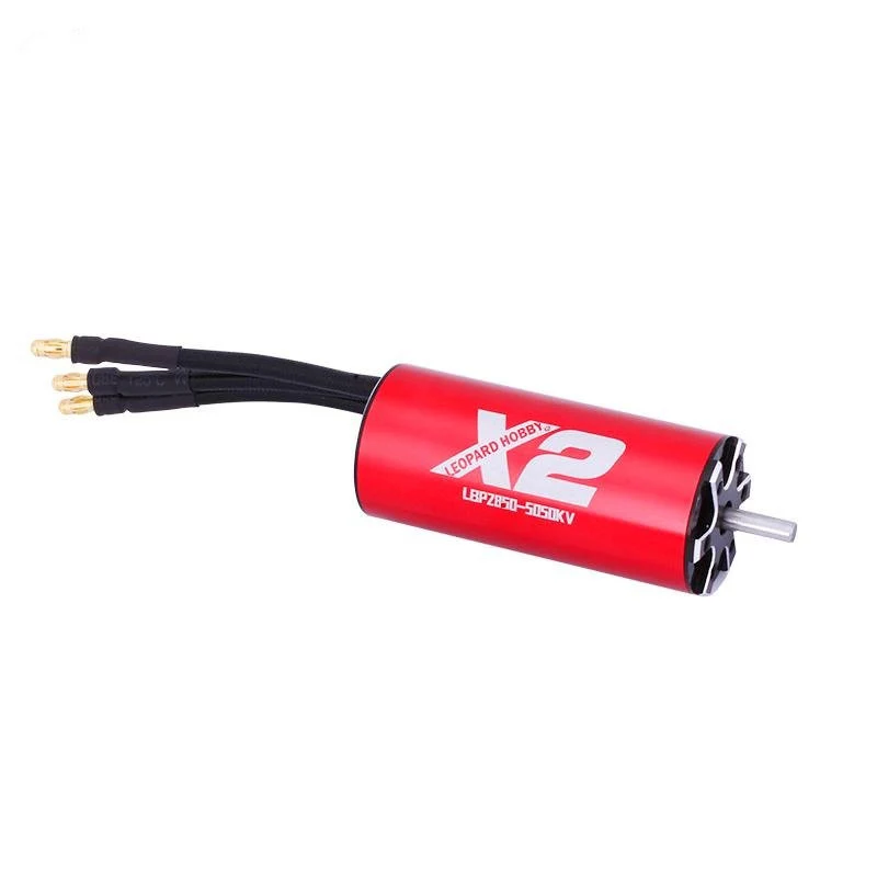 FATJAY Leopard Hobby LBP2850 X2 бесщеточный inrunner 3330KV 5300KV 2-3S lipo аккумулятор 4-полюсный двигатель