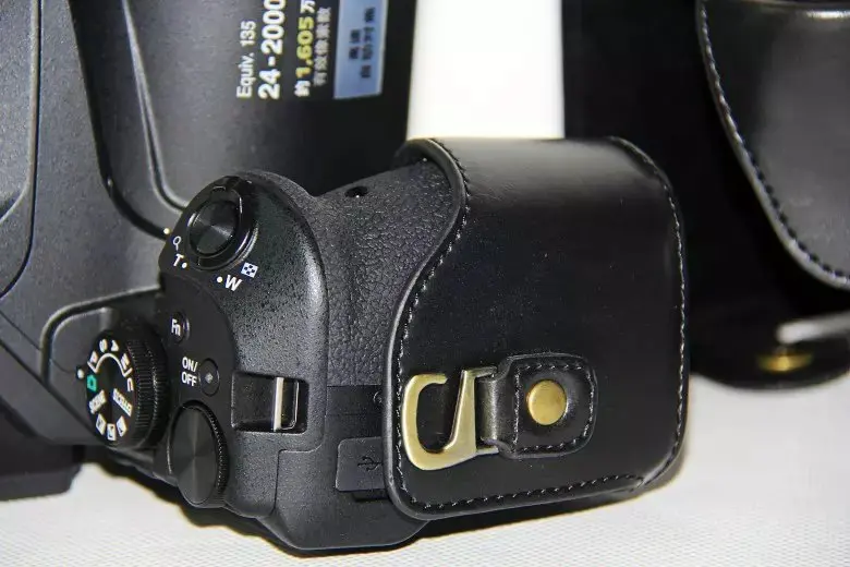 Кожа искусственная кожа камера Жесткий чехол сумка ручка для NIKON Coolpix P900s P900