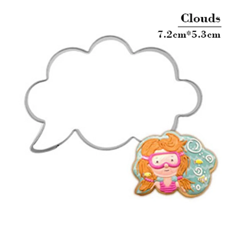 Облако рамка резак торт печенье яйцо десерт украшение металлическая форма