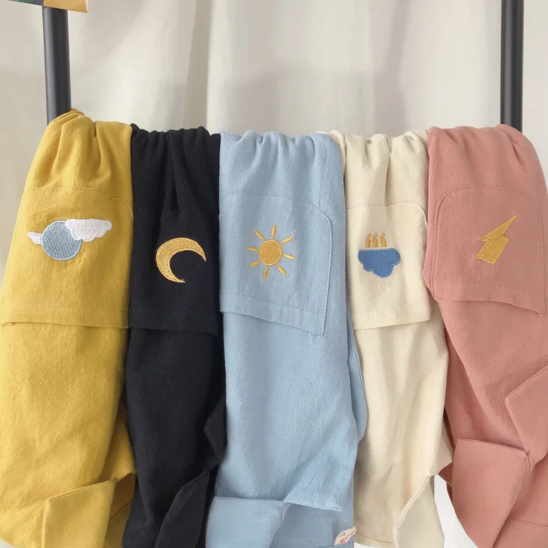 

Korean Embroidery Cotton Shirt Summer Women Short Sleeve Blouse Lapel Turn-down Collar Casual Tops Ladies Shirts Blusas Feminina