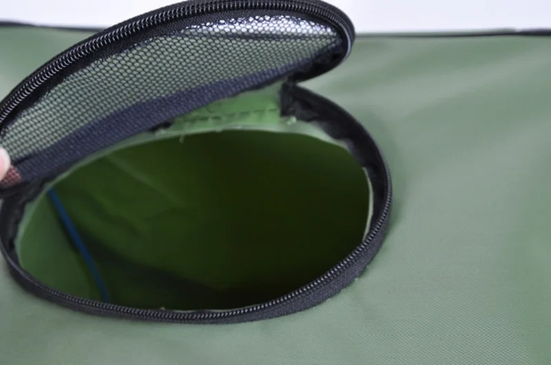 Зеленая портативная складная сумка для рыбалки на открытом воздухе, живая рыба, коробка морская водонепроницаемая снасть корзина аксессуары.