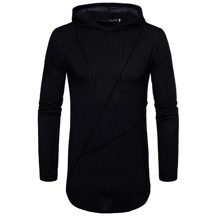 Готический негабаритных черный с капюшоном мантии Толстовка пиджаки нам уличная