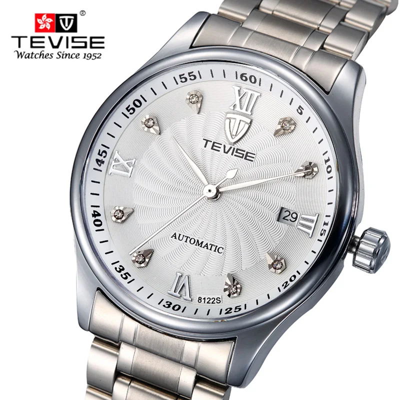 Мужские механические часы бренд Tevise Hours relojes hombre мужские часы Relogio Masculino военные спортивные мужские повседневные наручные часы