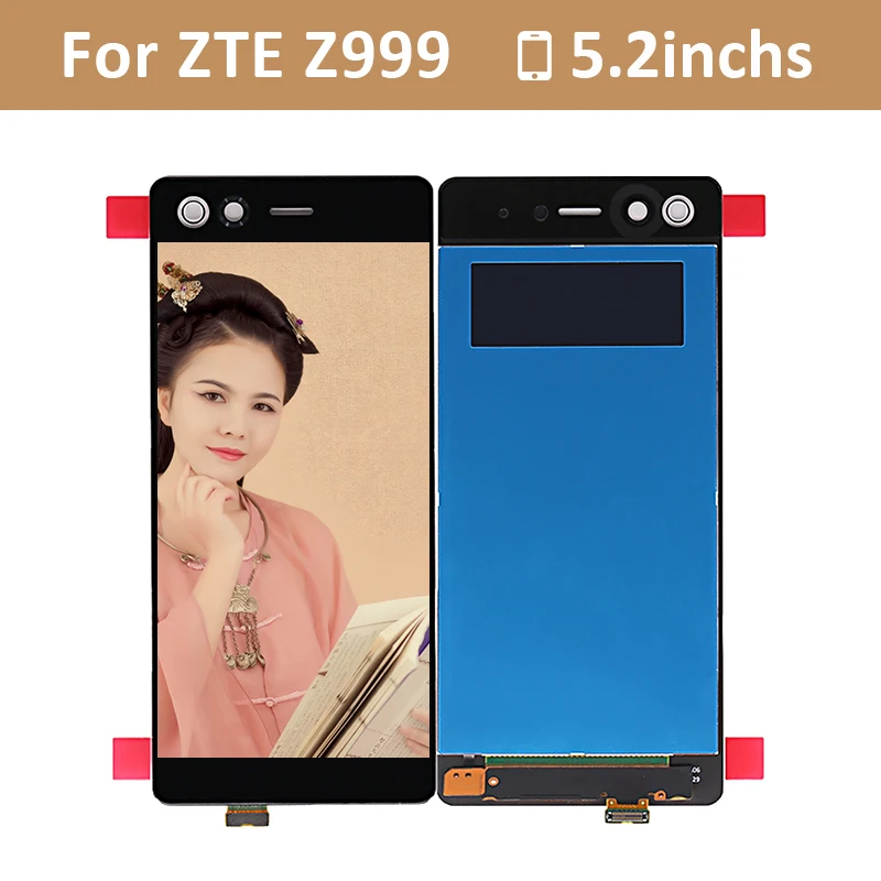 5 шт./лот для ZTE Axon M Z999 ЖК-дисплей сенсорный экран запчасти Бесплатная доставка DHL