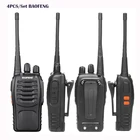 4 шт. walkie talkie handy Baofeng BF-888S Интерком ham двухстороннее радио comunicacion baofeng bf 888s Для cb radio ht 2 way Radio