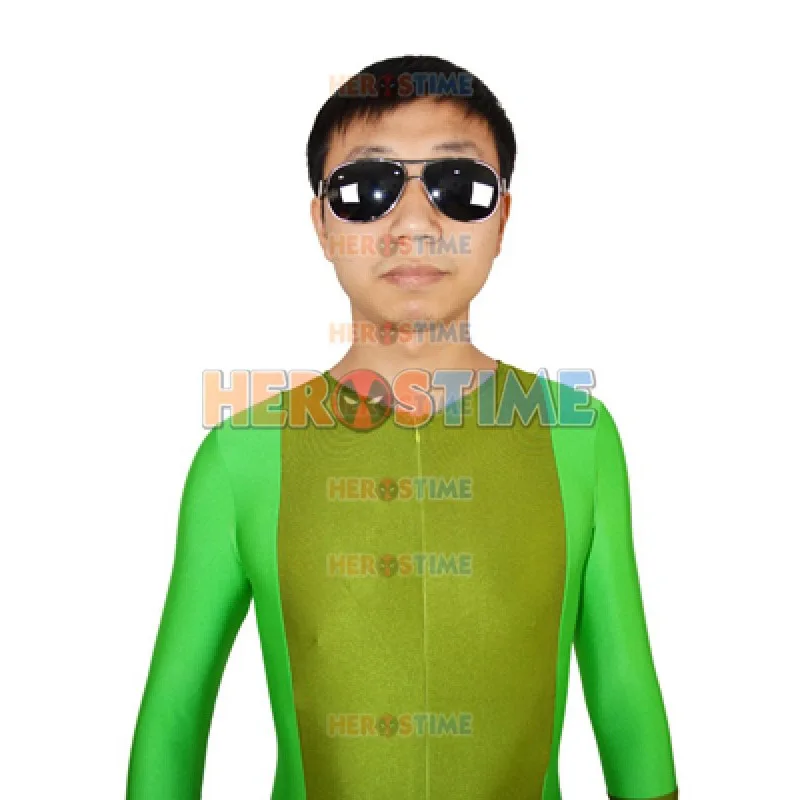 Высококачественные костюмы для косплея мужчин и женщин полностью спайз зеленый