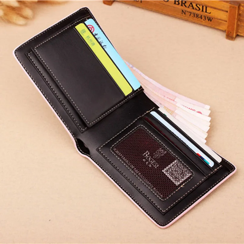 Quality Assurance brand wallet pu leather men's nicee purse best gift for man purses male credit crad-holder | Багаж и сумки