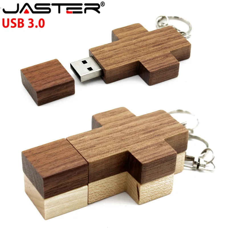 JASTER USB 3 0 логотип клиента деревянный Флешка usb-накопитель в виде деревянного