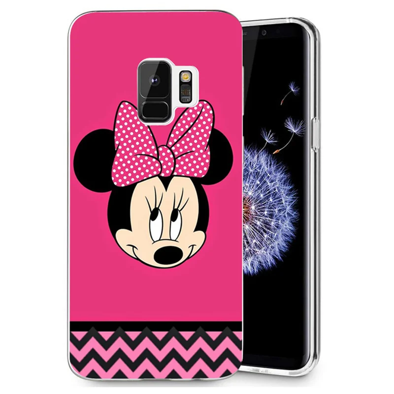For Samsung Galaxy S9 S9Plus S8 Plus S7 edge Note 8 J320 J530F J720 A3 A5 2017 TPU Silicon Cute Minnie Mickey Cover Case E102 |