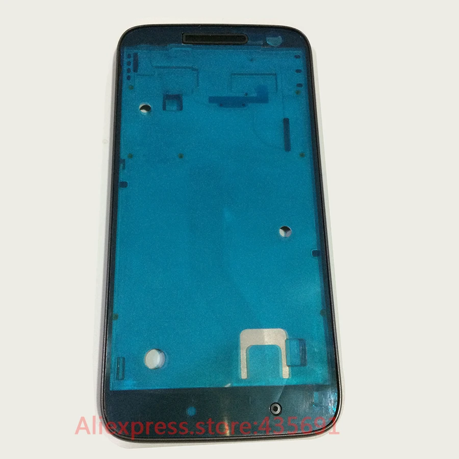 Передний корпус средней рамы с ободком Лицевая панель для Motorola Moto G4 Play Запасные