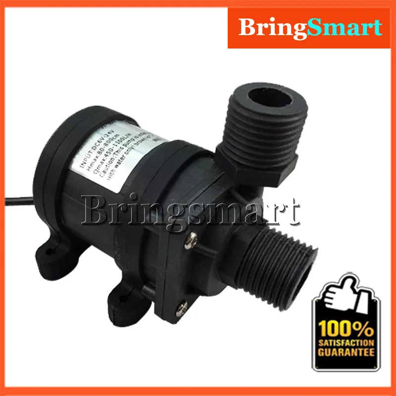Bringsmart JT-800FX Booster Pump 650L/H 9M Mini 12V DC Brushless Water 24V Submersible Fountain | Обустройство дома