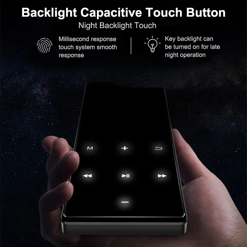Mp3-плеер Bluetooth FM металлический MP3 USB с динамиком 8 Гб спортивный Hi-Fi музыкальный