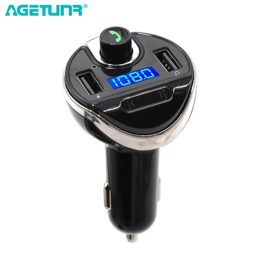 AGETUNR T20 Bluetooth автомобильный комплект громкой связи fm передатчик MP3 музыкальный