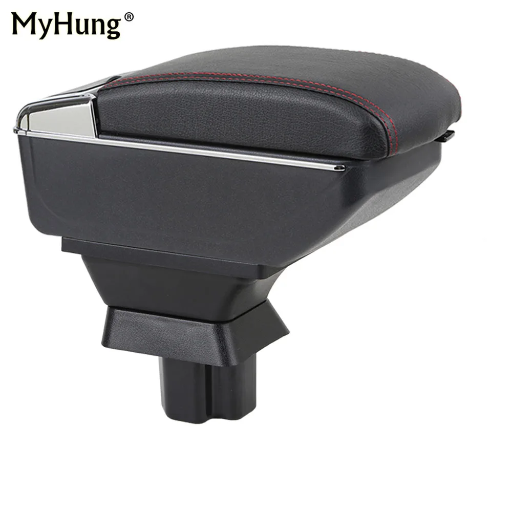 

Подлокотник для Mazda 2 2008-2013, центральная консоль, контейнер для хранения, подставка для чашки, пепельница с функцией подъема и понижения, коро...