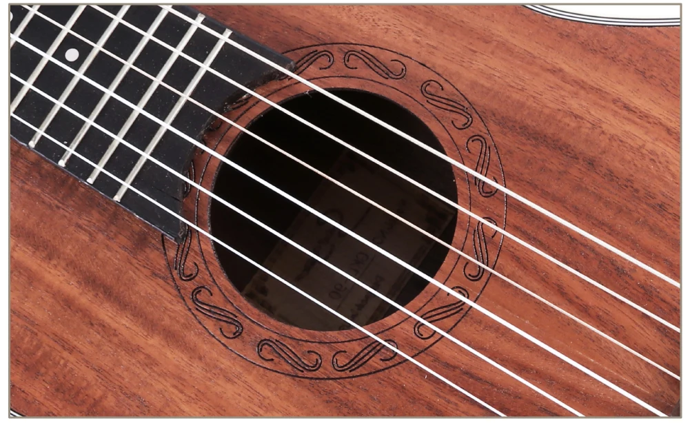 Guitalele Guilele 30 дюймов все акации Guitalele Мини электрическая баритон Акустическая гитара 6 струн Ukelele Pickup туристическая гитара