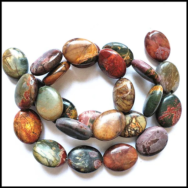 Горячая природа Пикассо яшма Симпатичные полудрагоценные камни бусины