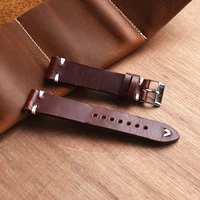 kzfashion new watch bracelet belt classic red wine watchbands genuine leather strap watch band 18mm20mm22mm24mm watchband