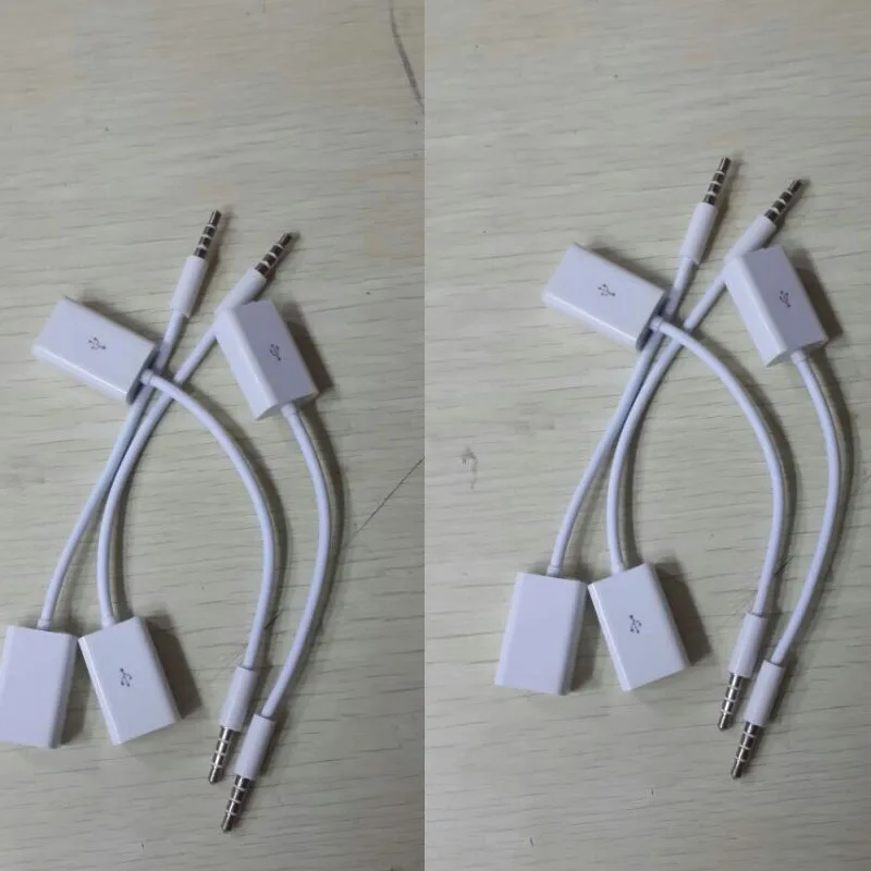 Аудиоразъем AUX 3 5 мм для разъема USB 2 0 Мама Кабель адаптер автомобиля usb разъем