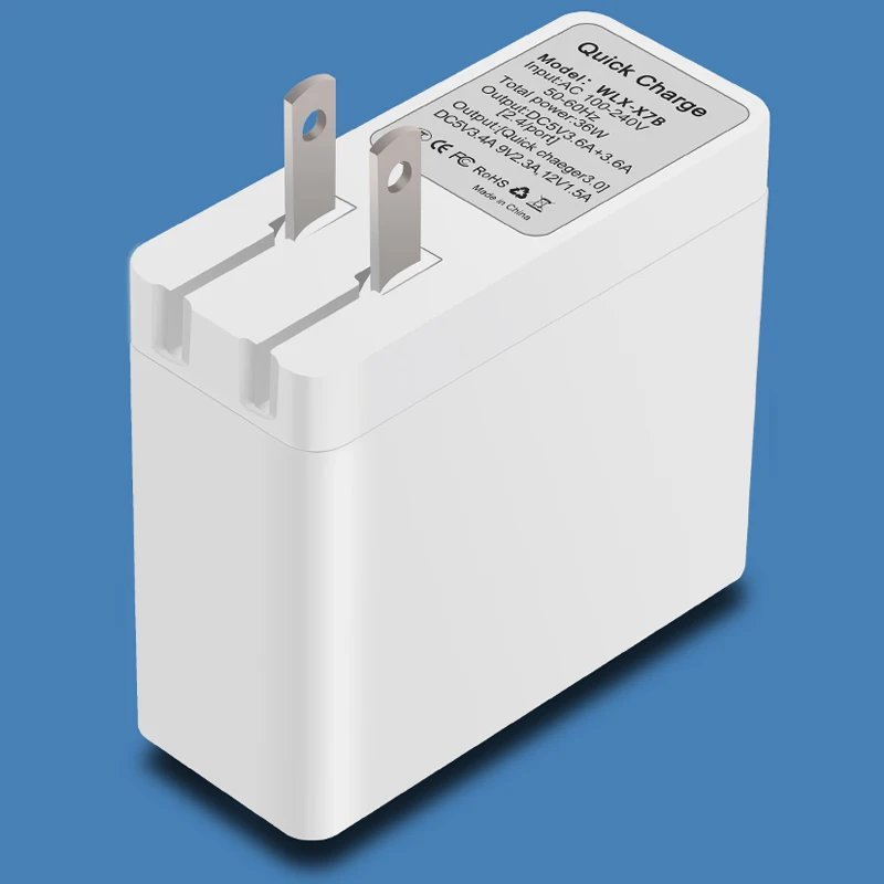 Smart Dual Ports Quick Charge QC 3 0 USB зарядное устройство с ЖК экраном универсальное быстрое