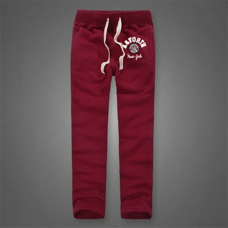 

Winter joggers Thick Cotton Pants men Casual Fleece Sweatpants Keep Warm Size S to 3XL