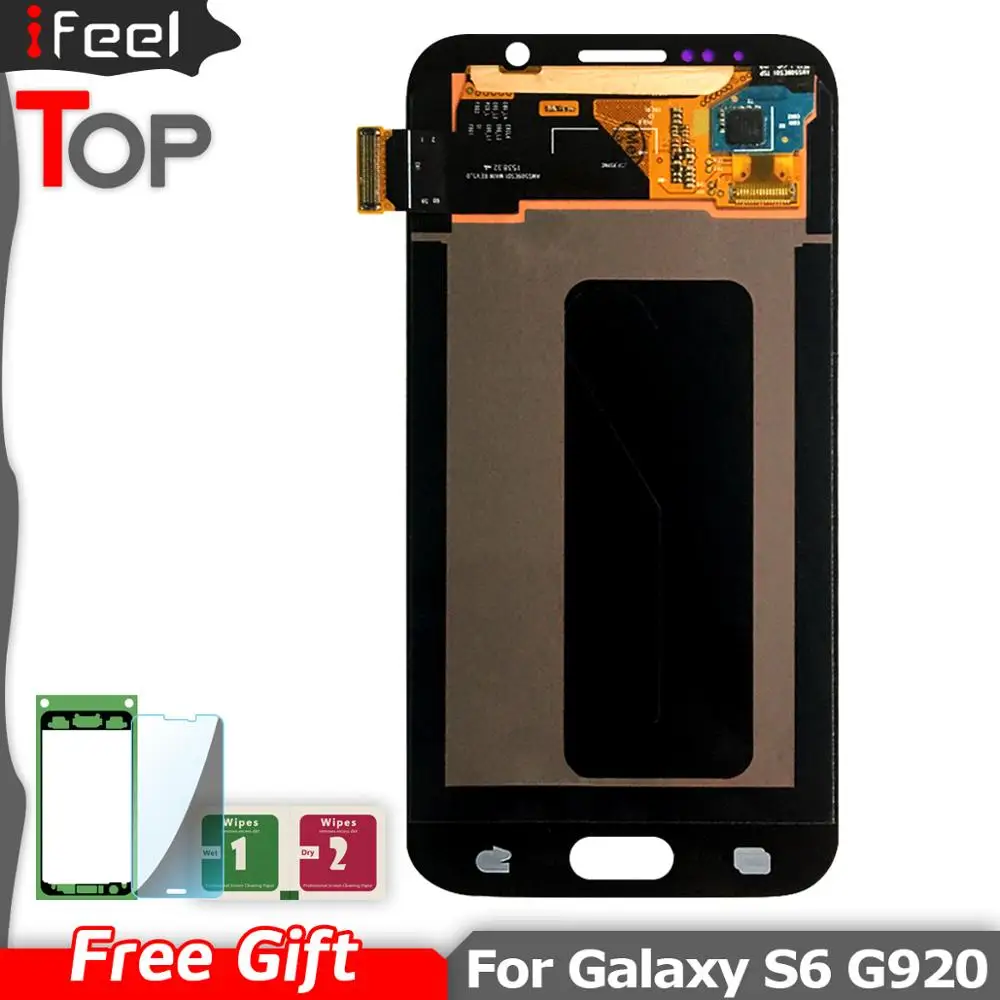 ЖК-дисплей Super AMOLED для Samsung GALAXY S6 G920 G920i G920P G920f G920V G920A G920W + дигитайзер сенсорного