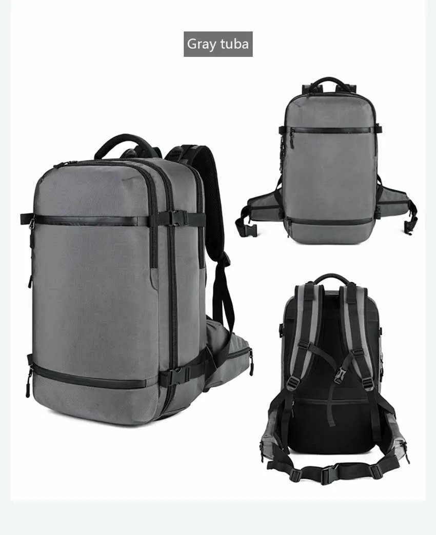 OZUKO мульти-функциональный Для Мужчин's Backpack17 и 20 дюймов ноутбук Рюкзак Школьная Сумка Большой Ёмкость дорожные сумки Повседневное мужской Mochila