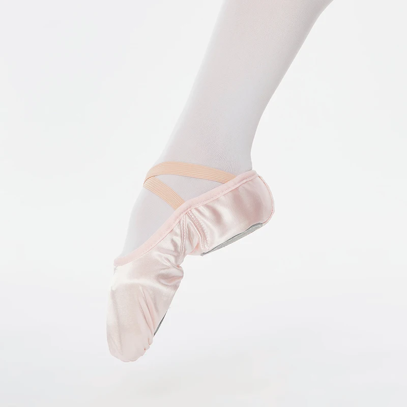Sansha/Балетки для взрослых Розовая атласная дышащая профессиональная балетная