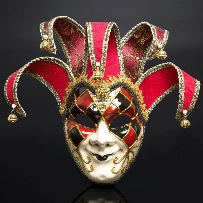 

Adult Halloween Party Carnival Mask Masquerade Venice Mask Italy Venice Handmade Painting Party Face Mask Christmas Cosplay Mask