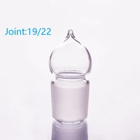 2pcs transparent brown glass stopperglass hollow plugjoint 1922grinding ball plughollow plunger