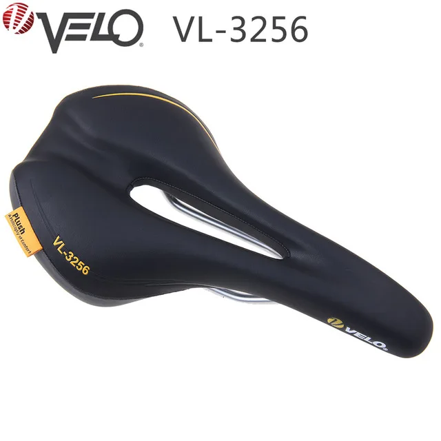 VL-3256 Велосипедное седло Velo, сиденье для шоссейного горного велосипеда, заднее сиденье, подушка для мужчин и женщин, дышащее, комфортное, велосипедное седло, удобное - Цвет: VL-3256