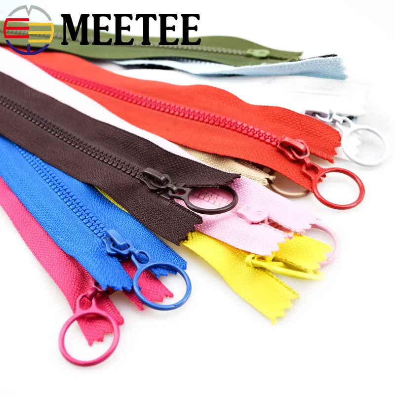 10 шт 3 # Meetee смоляные молнии 25 см закрытые и 60 открытые для рукоделия Швейные сумки