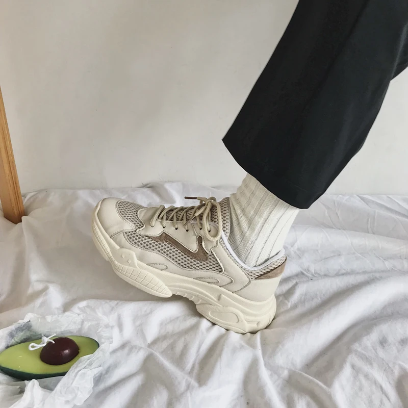 Лидер продаж Весенняя трендовая обувь из кокоса Женские беговые кроссовки дикая