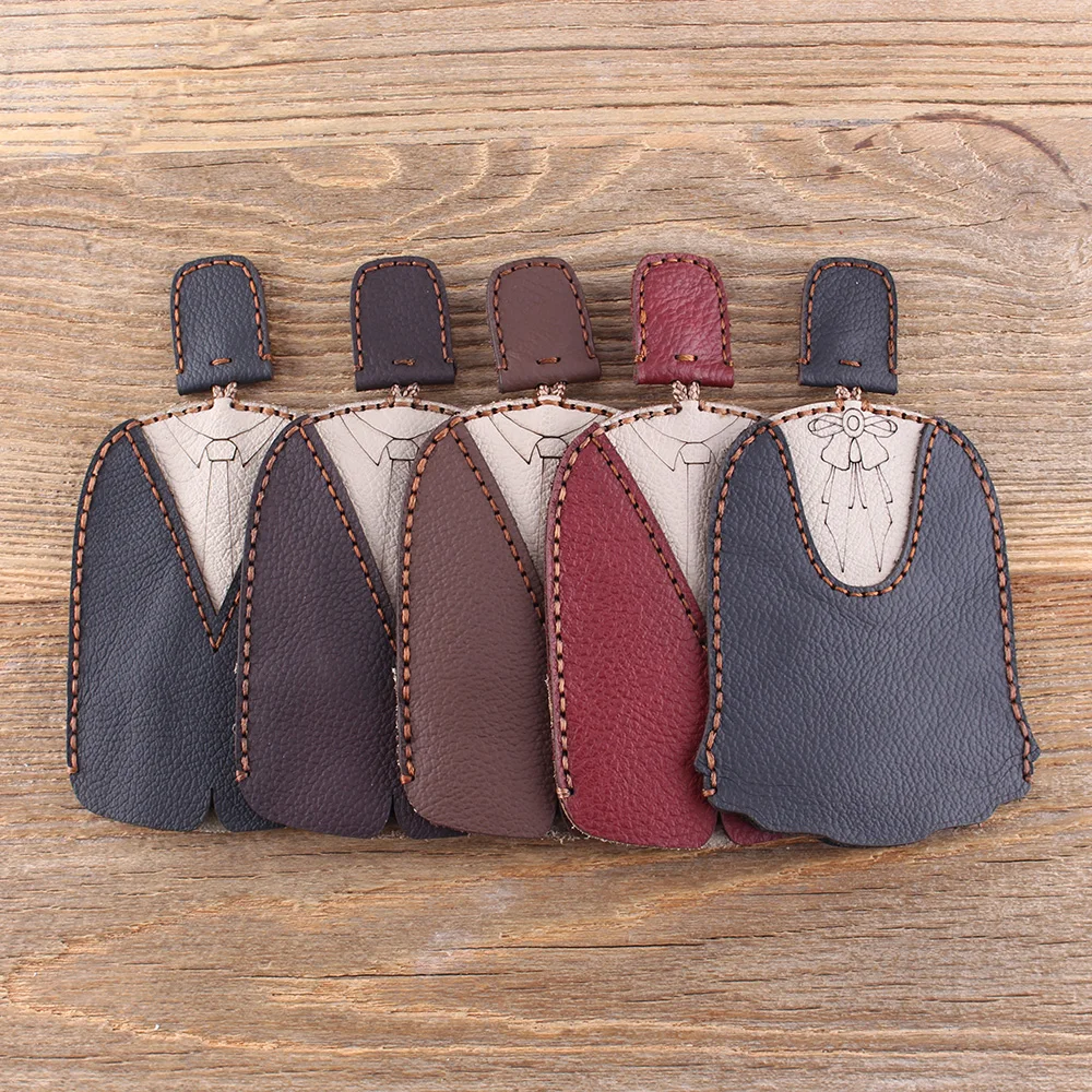 Женский кошелек для ключей KEYYOU из натуральной кожи чехол на молнии Мужской