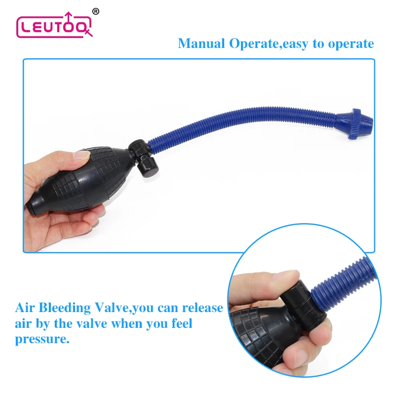 LEUTOO Penis Enlargement Pump Handsome Up Vacuum Extender Enlarger Enhance Sex Toys Product for Men | Красота и здоровье