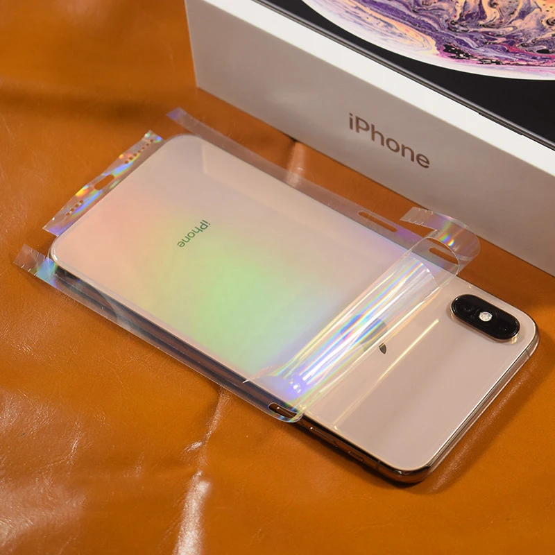 Aurora градиентный прозрачный для iPhone XSmax XS MAX X мобильный декоративный протектор