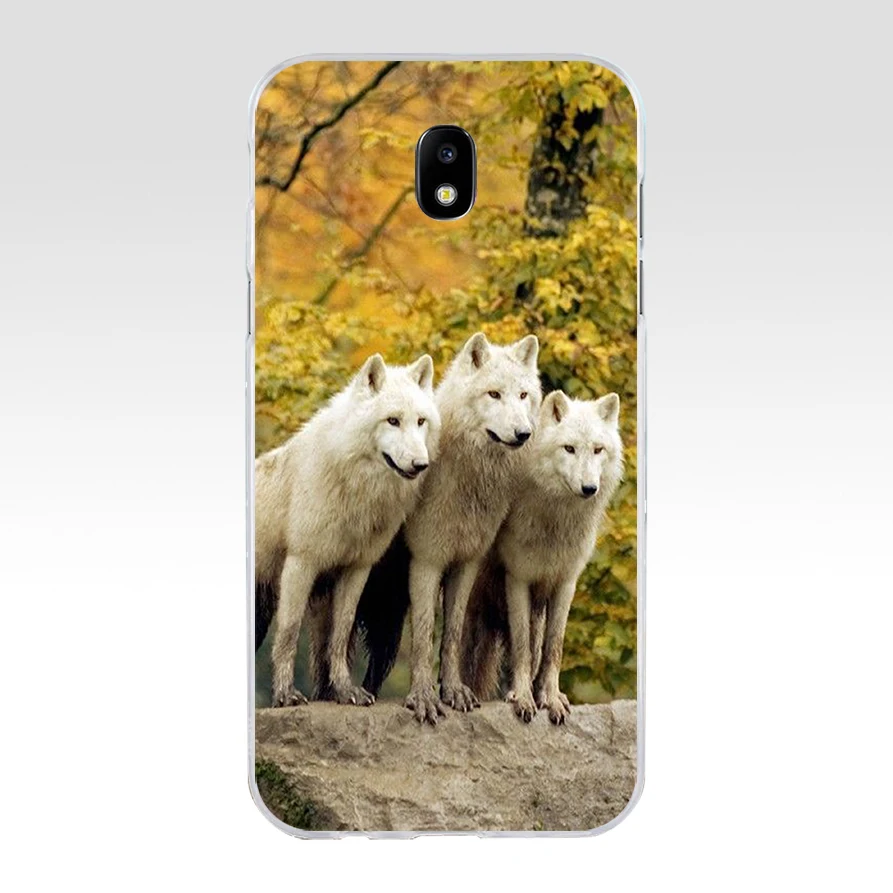 Мягкий Силиконовый ТПУ чехол 117SD Snow Wolf для телефона Samsung j3 j5 j7 2015 2016 17 j2 prime j6 Plus