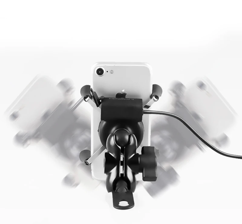 

Motorcycle Handlebar Bike Mobile Cell Phone Mount Holder Support Bicycle X-grip Phone Stand For 3.5-6 inches Smartphone GPS moto