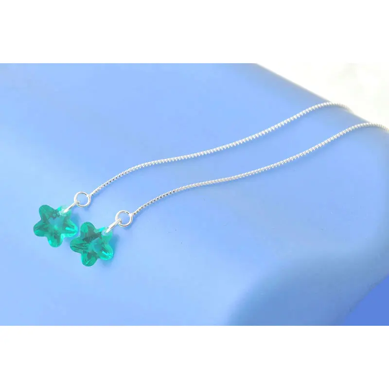 Женские серьги из серебра 925 пробы с фианитом | Украшения и аксессуары