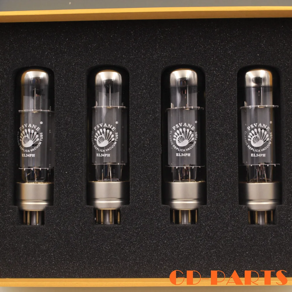 GD-PARTS 4 шт. PSVANE EL34PH вакуумная трубка замена EL34 6CA7 трубы для Hifi inage Аудио Усилитель HIFI DIY совпадающий Quad