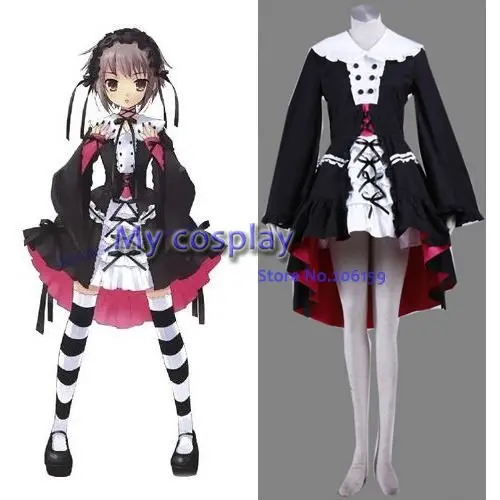 Женский костюм для косплея аниме Харухи сузумия Нагато Юки платье Хэллоуина