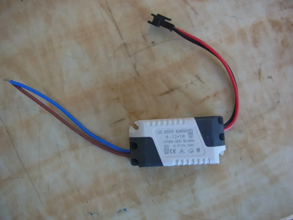 8 Вт 9 Вт 10 Вт 11 Вт 12 Вт Светодиодный драйвер адаптер 24 V-40 V 300mA Питание 85-265V AC-DC освещение трансформатор Светодиодный светильник 8-12*1 Вт