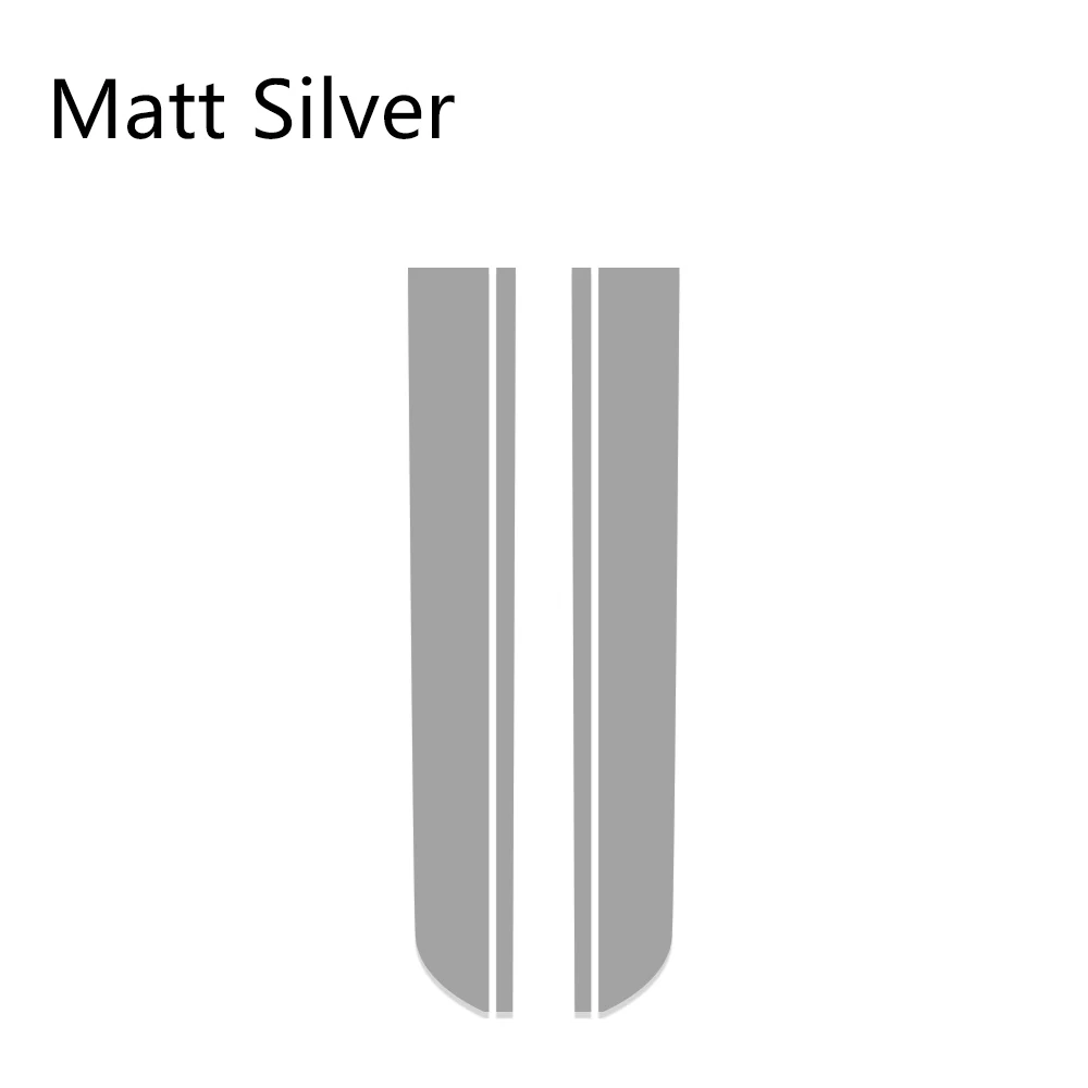 Matte Silver Наклейки на капот для автомобиля, наклейка на голову в полоску для MINI Cooper One S JCW Countryman Clubman R55 R60 R61 F54 F55 F56, автомобильные аксессуары - Название цвета: Matte Silver