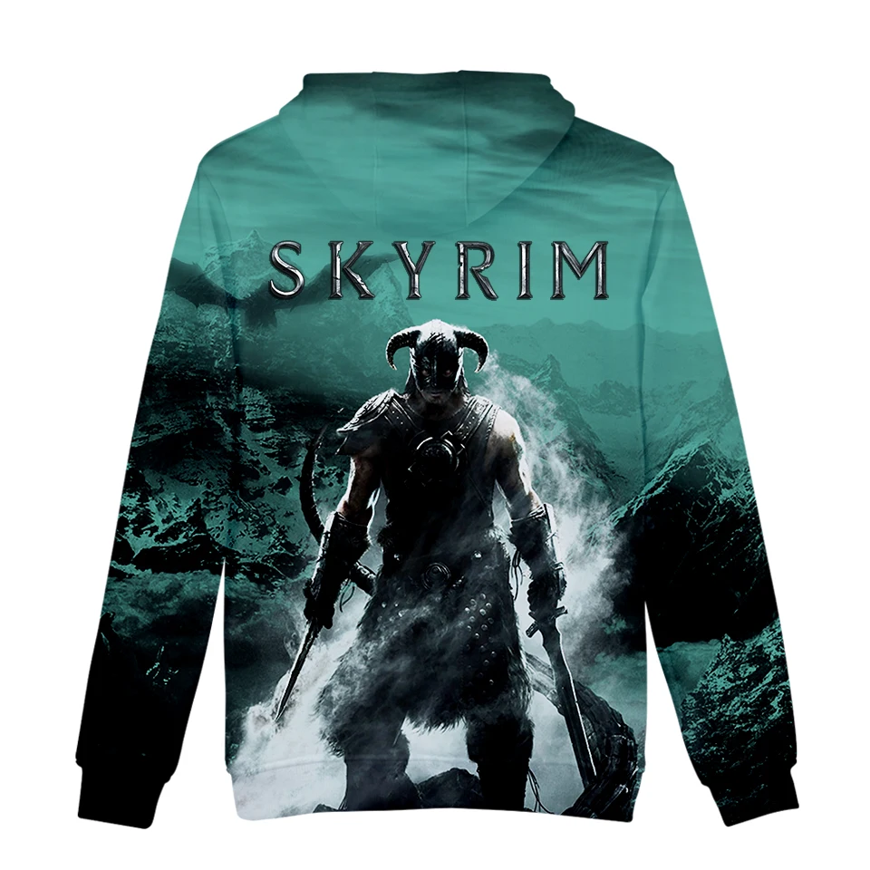 The Elder Scrolls V 3D толстовки Горячая игра SKYRIM 3D принт пуловер Толстовка уличная одежда с мотивами из аниме куртка Moletom Masculino