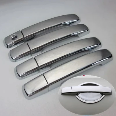 

FUNDUOO For Nissan Navara D40 Frontier 2005-2015 New ABS Chrome Door Handle Covers trim