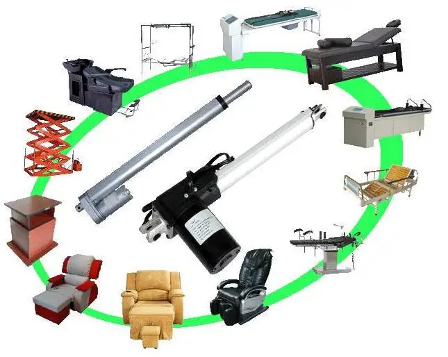 Низкая Шум электрический линейный привод 12 В Двигатели постоянного тока 300 мм ход