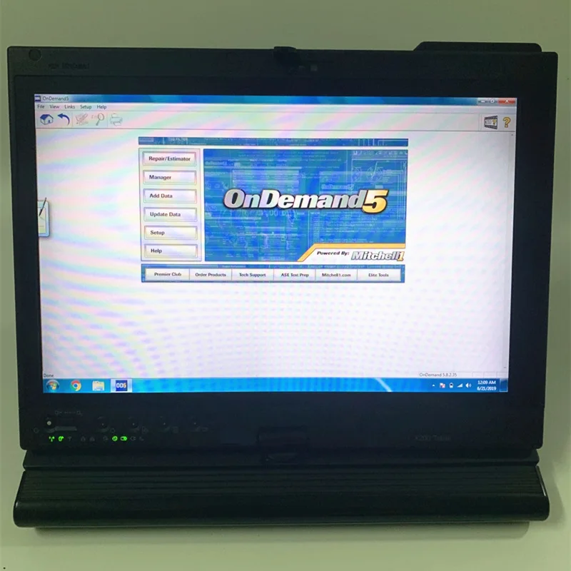 X200T laptop Auto repair All data mitchell VIVID software installed X200T 4GB Laptop alldata 10.53 Mitchell ondemend VIVID