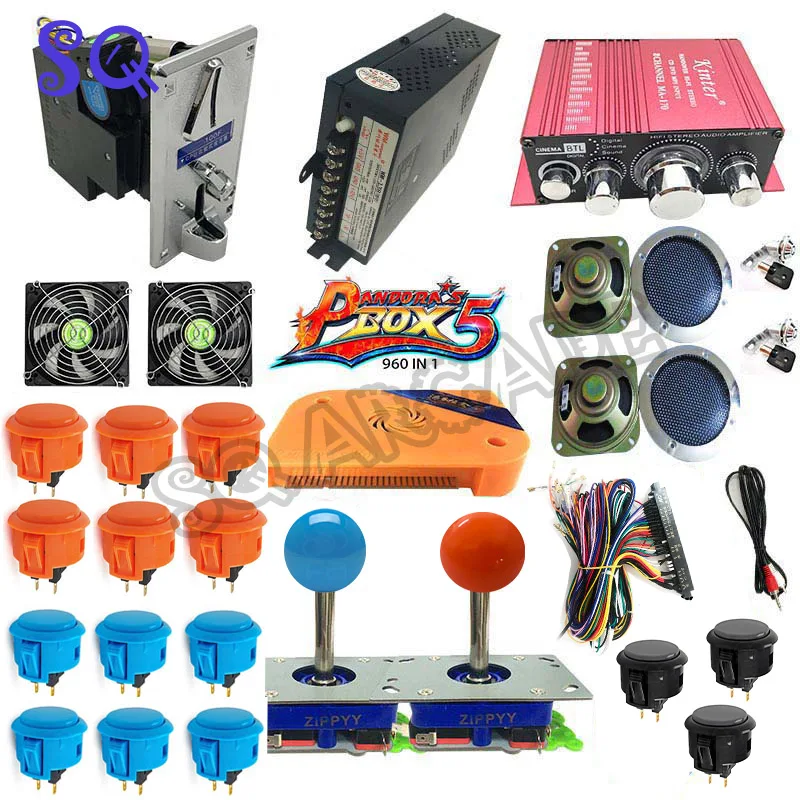 Части Arcade (пряди комплект с коробкой Пандора (Pandora Box 5 Обновление версии VGA и выход