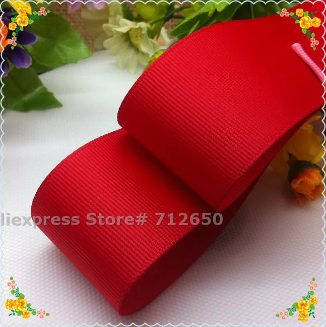 red 1-1/2 ''(38 мм) однотонная цветная корсажная лента для одежды сумка для обуви бант для волос аксессуар подарочная выпечка посылка 10 ярдов - Цвет: red