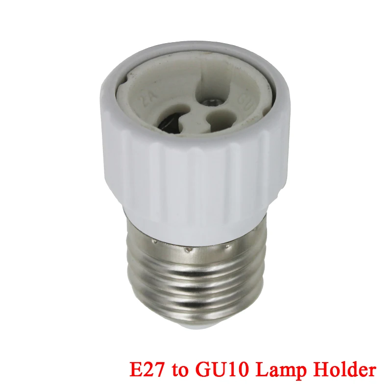 E27, GU10, G9, B22, Цоколь для лампы, держатель для конвертера, светильник, разъем G4, адаптер, держатель лампы для светодиодный лампы - Цвет: E27 to GU10