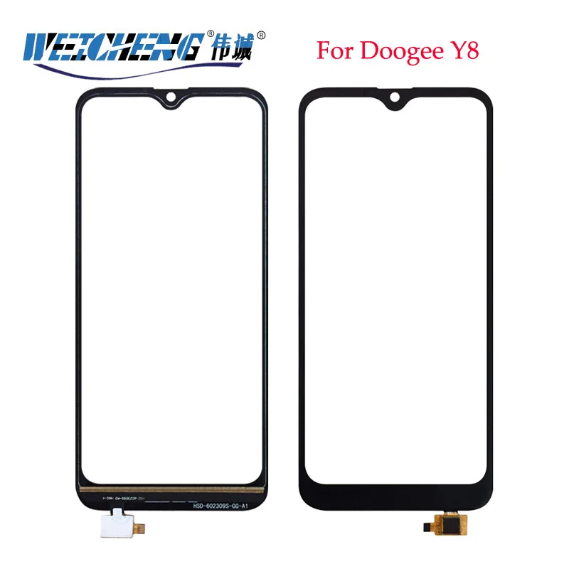 6 1 дюймовое стекло для сенсорного экрана Doogee Y8 100% гарантия оригинальный